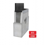 Kõrge plastäärega betoonist kaev/liivapüüdur A15, C250 I 333145x450 mm I H16