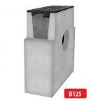 Malmrestiga betoonist kaev B125 I 333x130x380 mm I H12