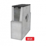 Malmrestiga betoonist kaev B125 I 333x130x380 mm I H16