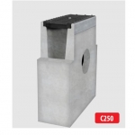 Malmrestiga betoonist kaev/liivapüüdur C250 I 333x145x450 mm I H16