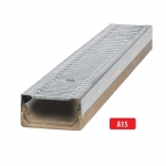 Tsinkrestiga polümeerbetoonist renn A15 I 1000x130x60 mm