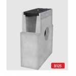 Malmrestiga betoonist kaev/liivapüüdur B125 I 333x145x450 mm I H16