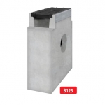 Malmrestiga betoonist kaev/liivapüüdur B125 I 333x145x450 mm I H9