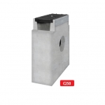 Malmrestiga betoonist kaev/liivapüüdur C250 I 333x145x450 mm I H9