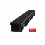 Malmrestiga plastik renn B125 I 1000x130x105 mm