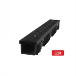 Malmrestiga plastik renn C250 I 1000x130x105 mm