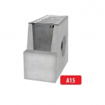 Tsinkrestiga mini betoonist kaev A15 I 200x130x200 mm I H12