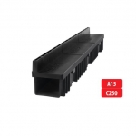 Madala pilurestiga plastik renn A15-C250 I 1000x130x105 mm