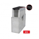 Plastrestiga betoonist kaev/liivapüüdur A15 I 333x145x450 mm I H16