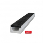 Plastrestiga betoonist renn B125 I 1000x145x90 mm