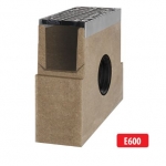 Malmrestiga polümeerbetoonist kaev/liivapüüdur E600 I 500x210x500 mm I H22