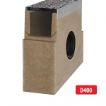 Malmrestiga polümeerbetoonist kaev/liivapüüdur D400 I 500x210x500 mm I H17