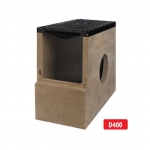 Malmrestiga polümeerbetoonist kaev/liivapüüdur D400 I 500x250x450 mm