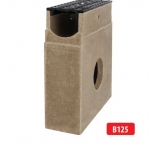 Malmrestiga polümeerbetoonist kaev/liivapüüdur B125 I 333x125x400 mm I H10