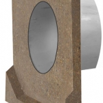 Polümeerbetoonist otsatükk ø110 mm äravooluga I vasak I 210x170 mm