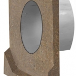 Polümeerbetoonist otsatükk ø160 mm äravooluga I 200x250 mm