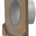 Polümeerbetoonist otsatükk ø160mm äravooluga I 250x350 mm