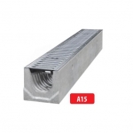 Tsinkrestiga betoonist renn A15 I 1000x130x120mm