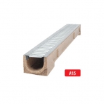 Tsinkrestiga polümeerbetoonist renn A15 I 1000x125x100 mm